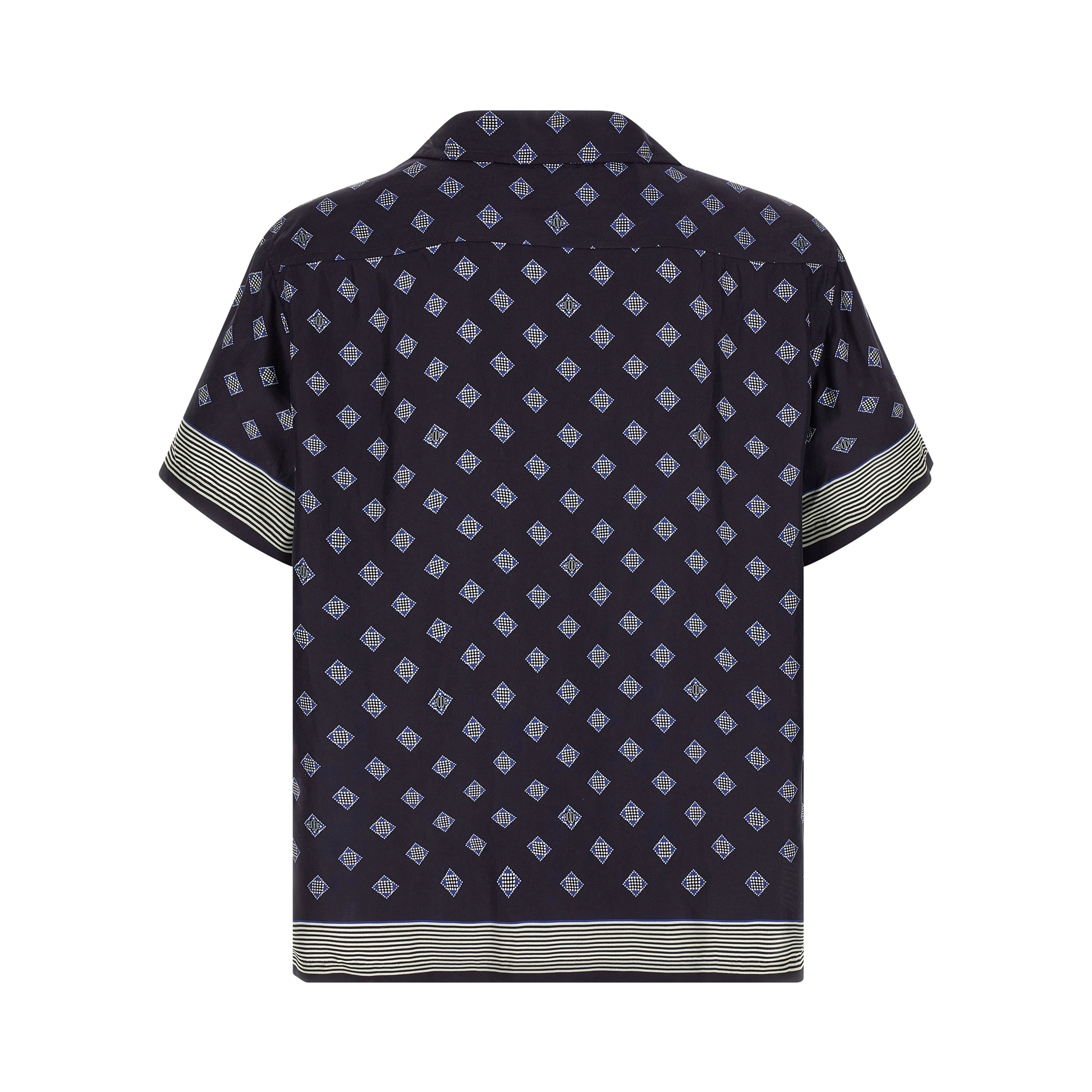Blue Silk Blouse