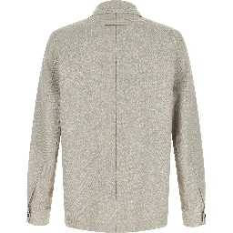 Gray Linen Blouse