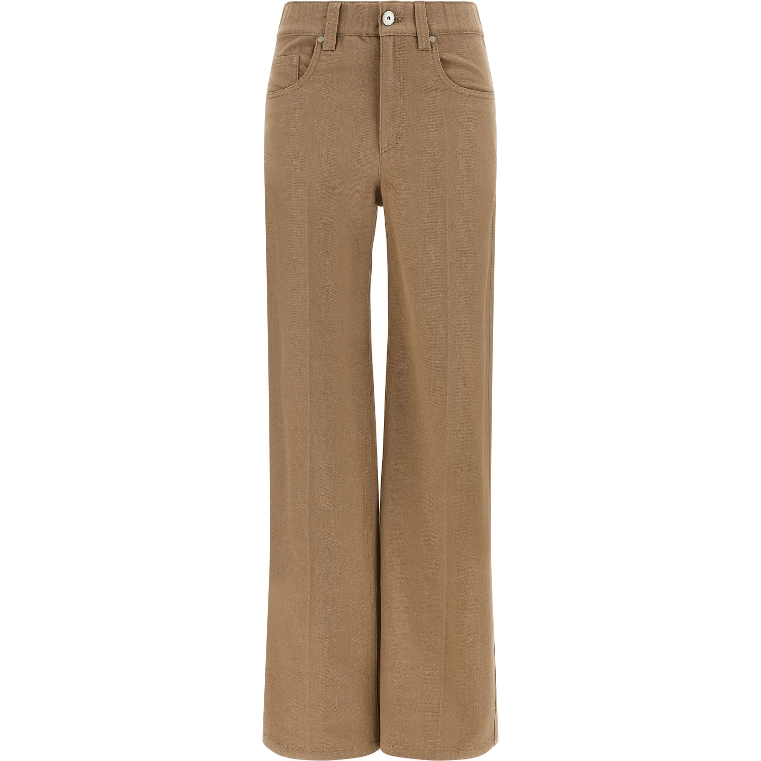 Beige Cotton Jeans Denim