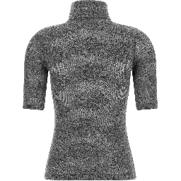 Gray Silk Cardigan