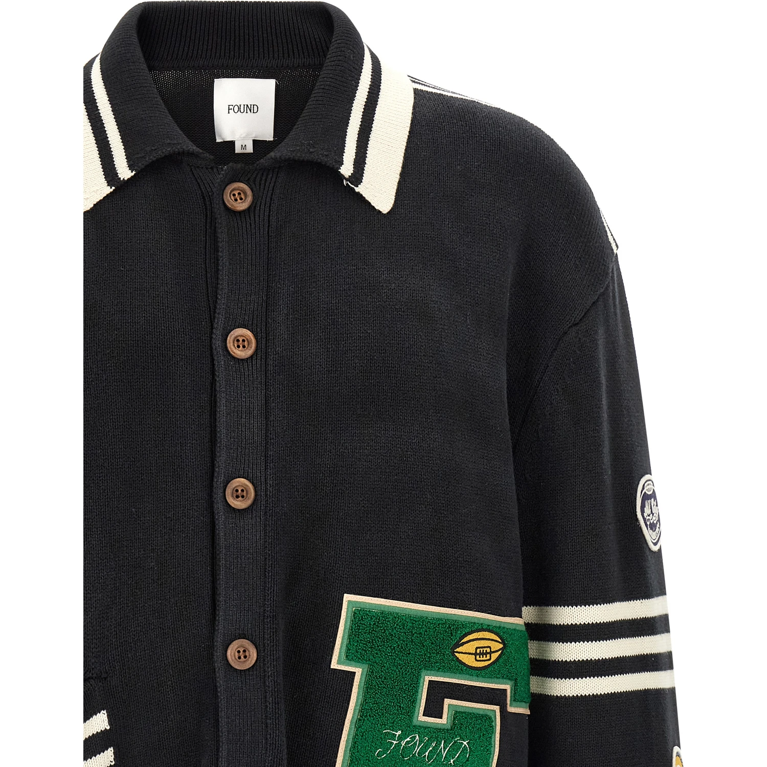 Black Cotton Cardigan