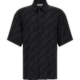 Black Viscose Blouse