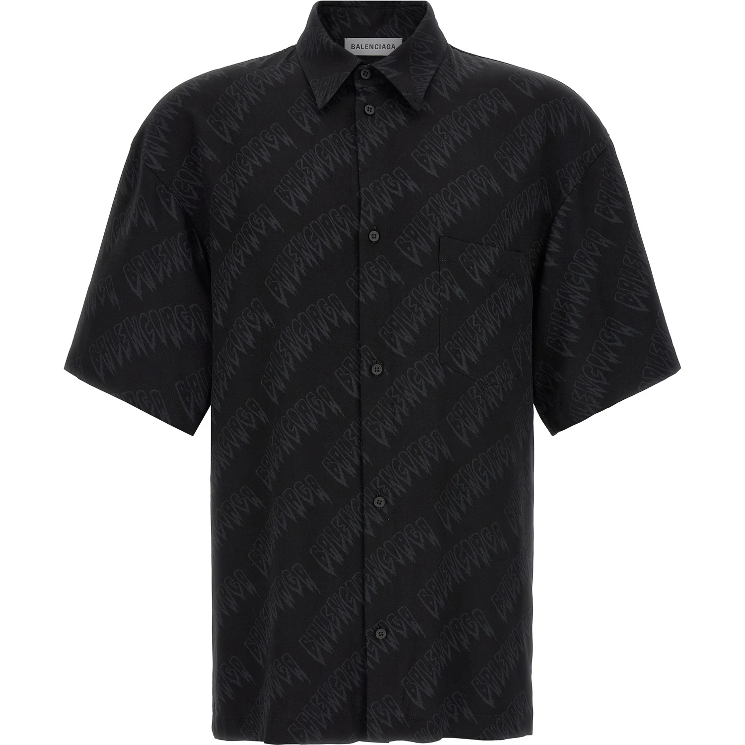 Black Viscose Blouse