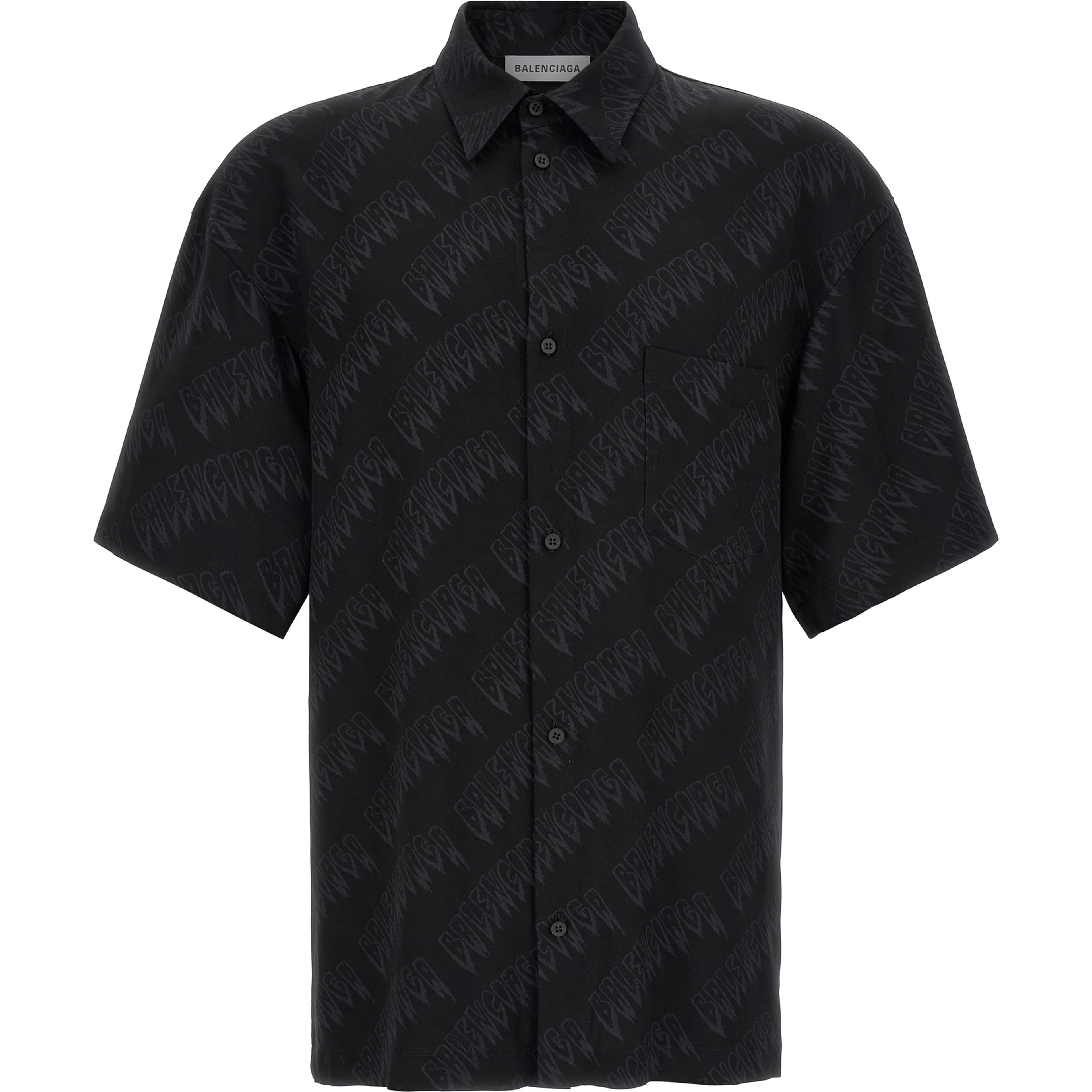 Black Viscose Blouse