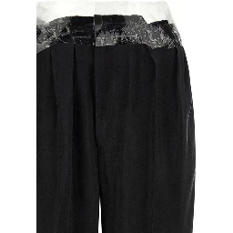 Black Copper Casual Pants