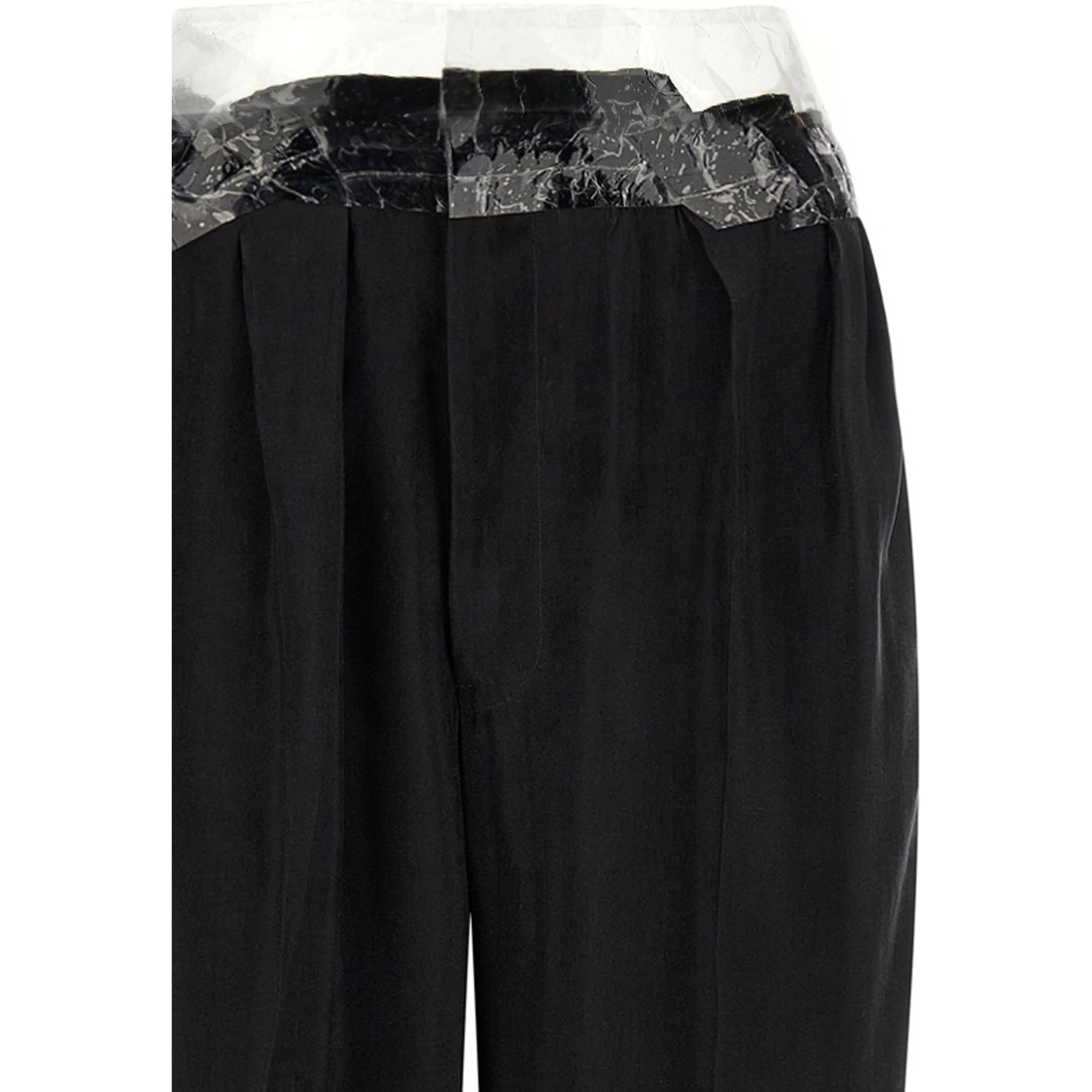 Black Copper Casual Pants
