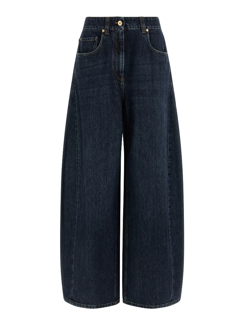 Blue Cotton Jeans Denim
