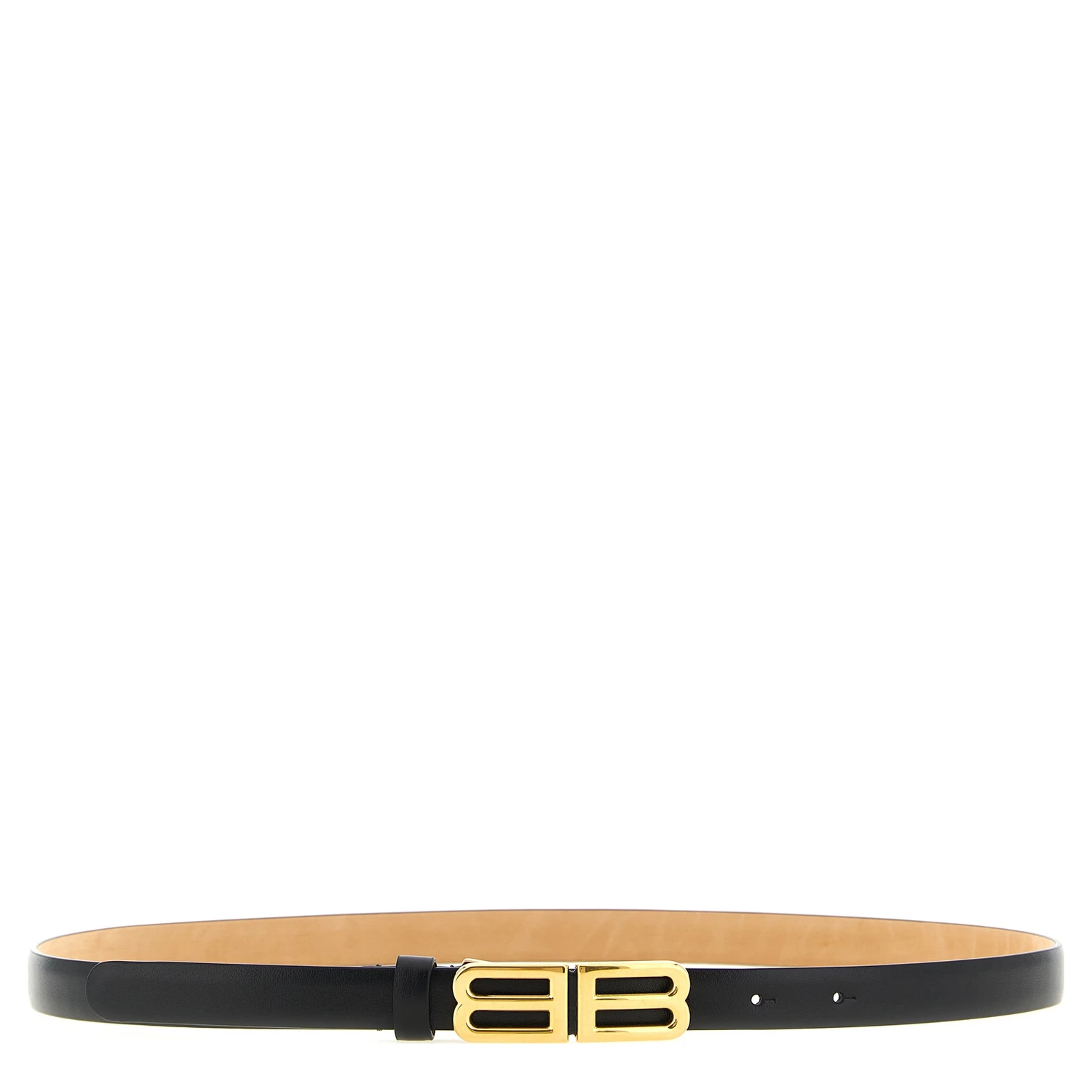 Black Leather Regular Belt