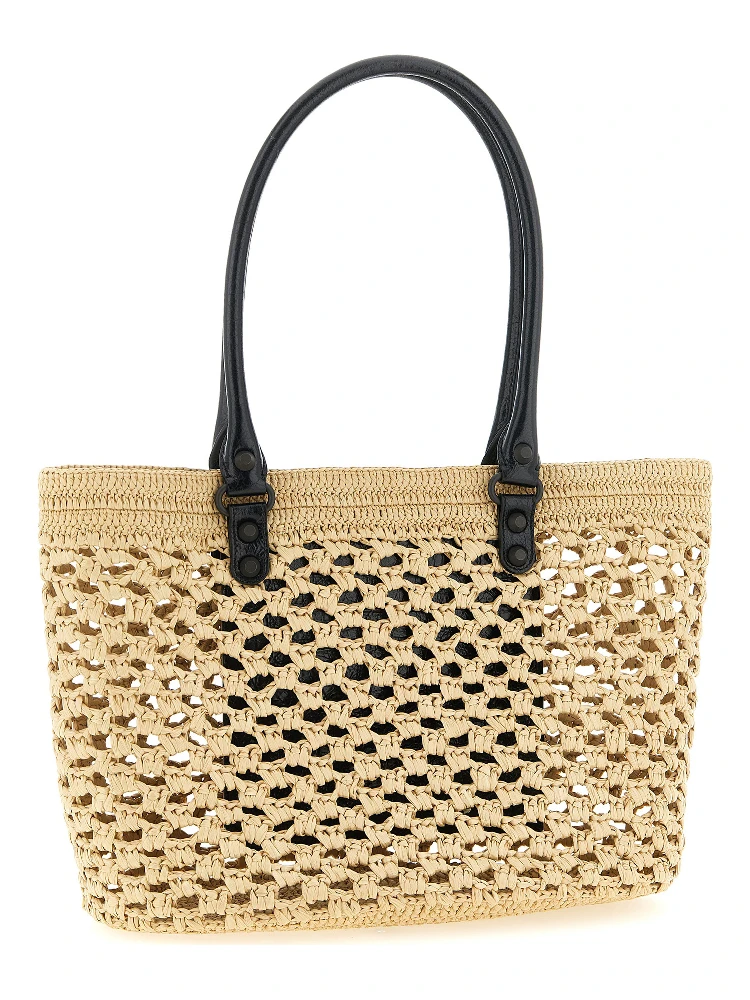 Beige Viscose Shoulder Bag alternative