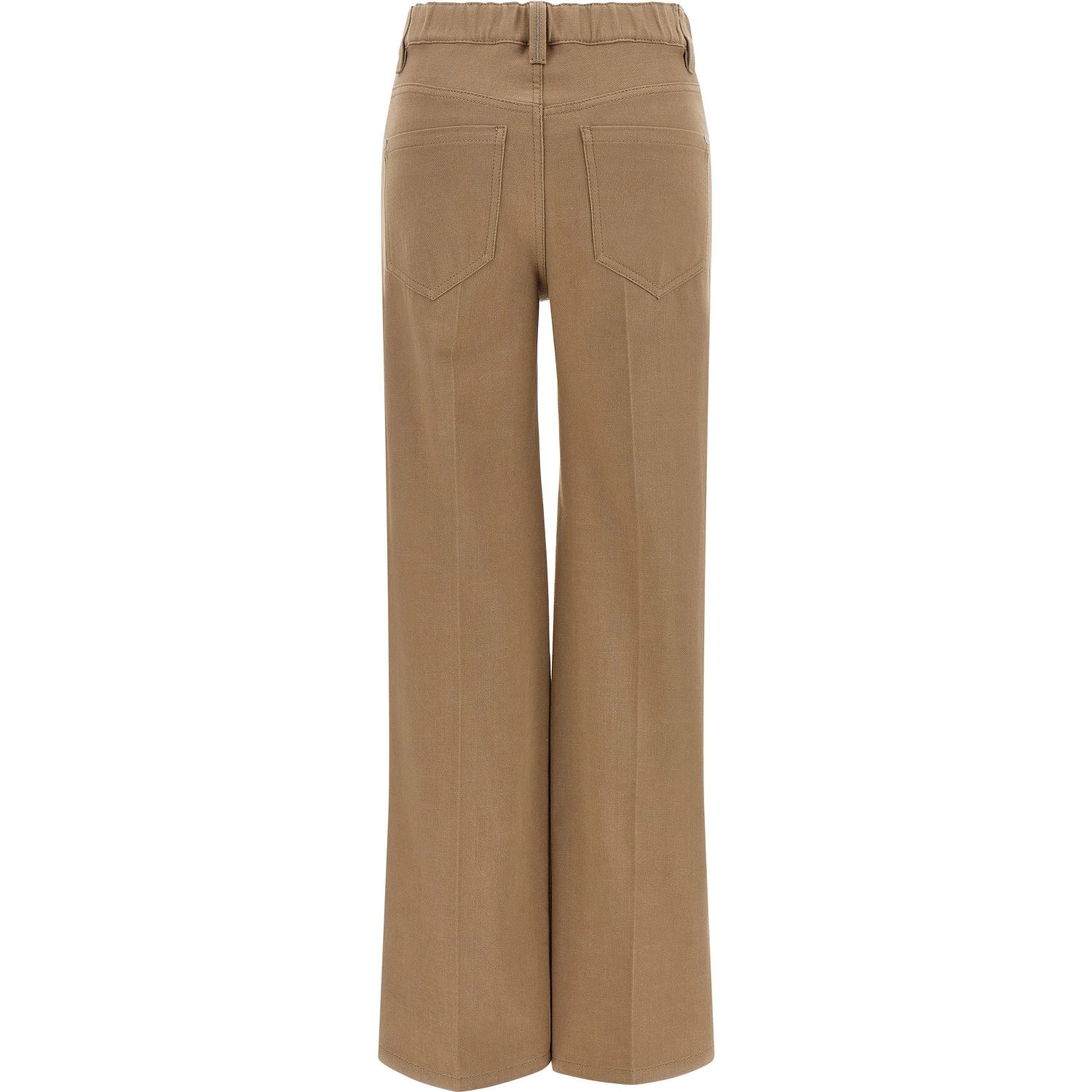 Beige Cotton Jeans Denim