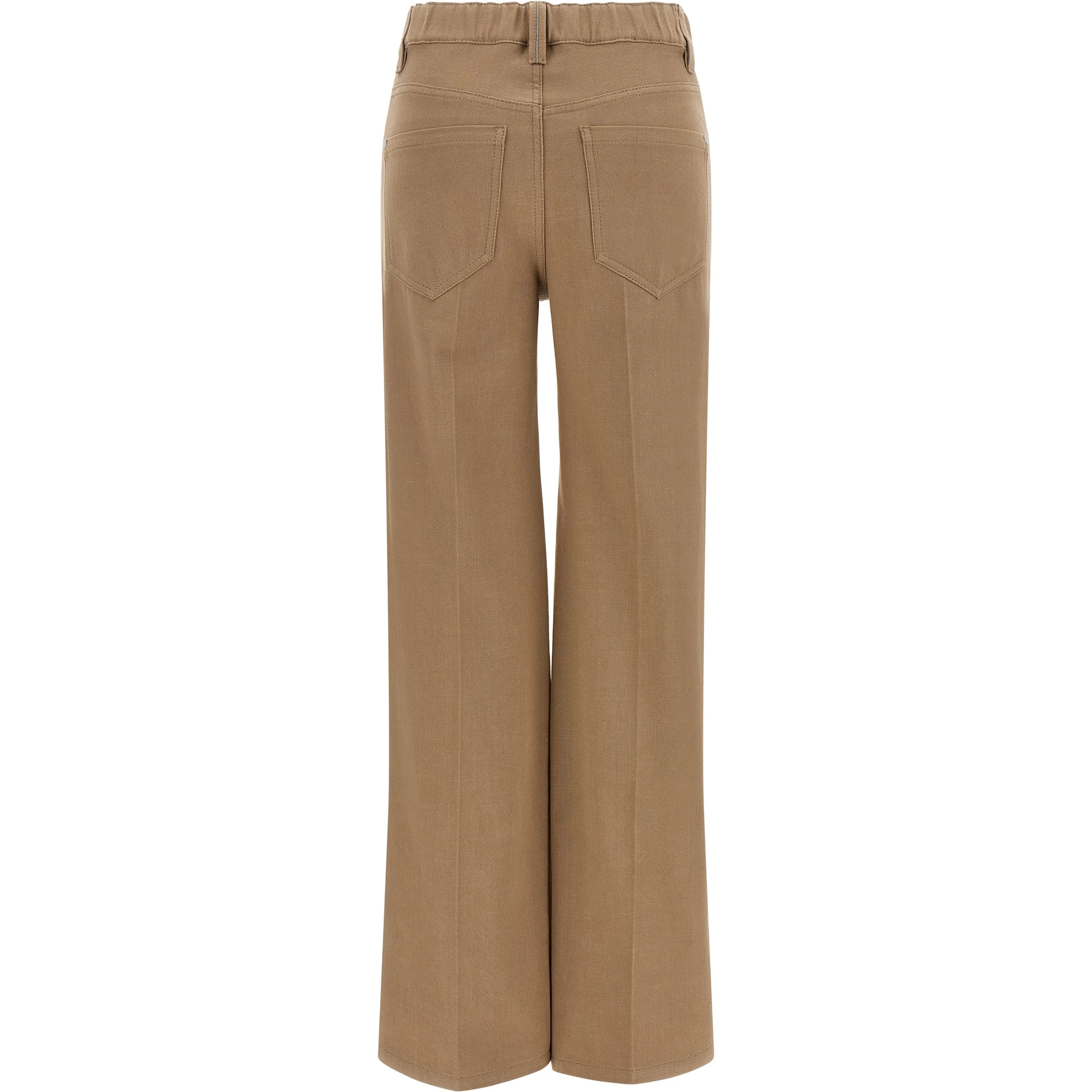 Beige Cotton Jeans Denim