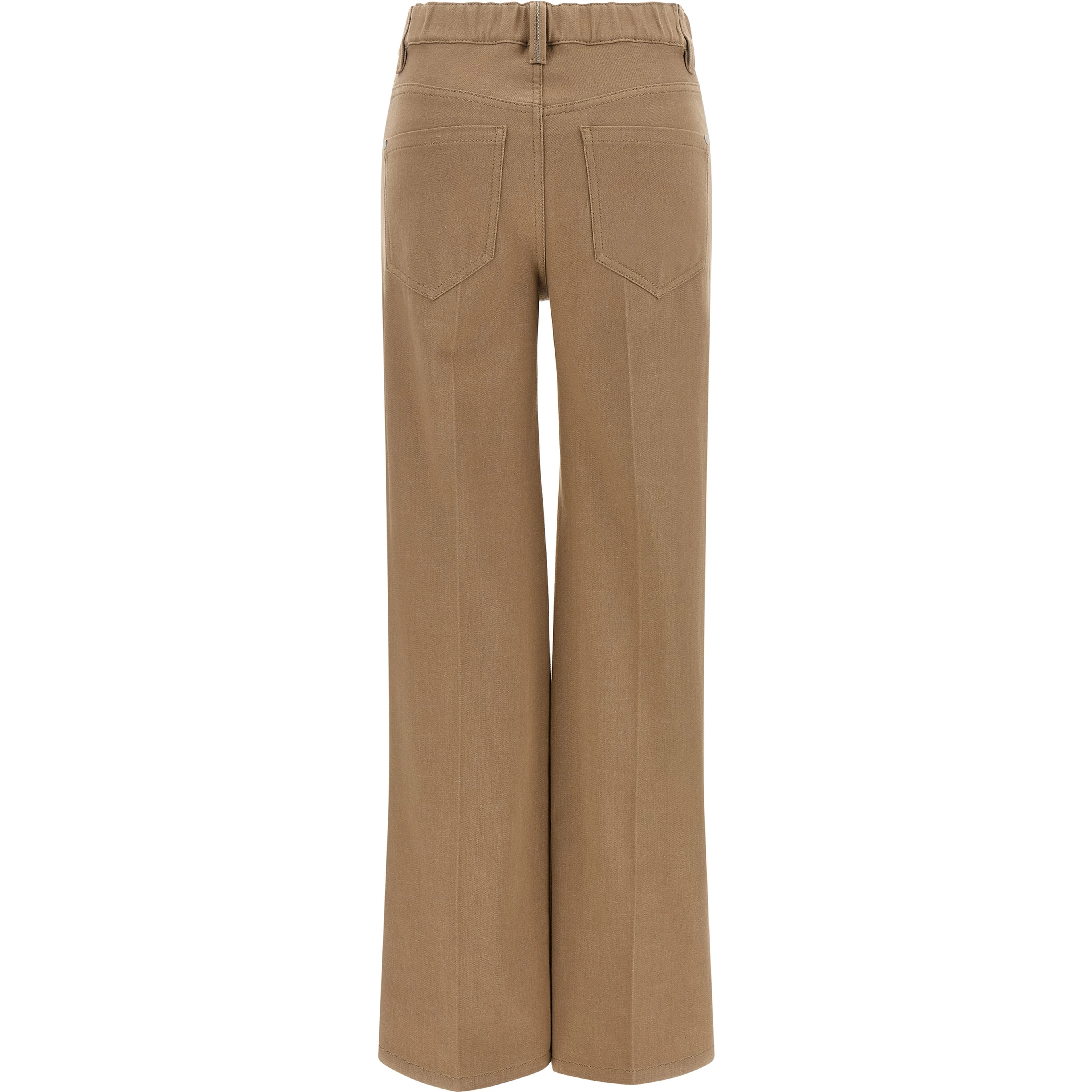 Beige Cotton Jeans Denim