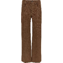 Brown Cotton Jeans Denim