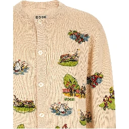 Multicolor Merino Wool Cardigan