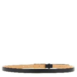 Black Leather Regular Belt