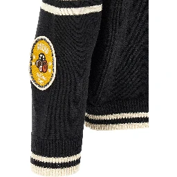 Black Cotton Cardigan