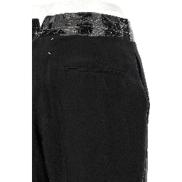 Black Copper Casual Pants