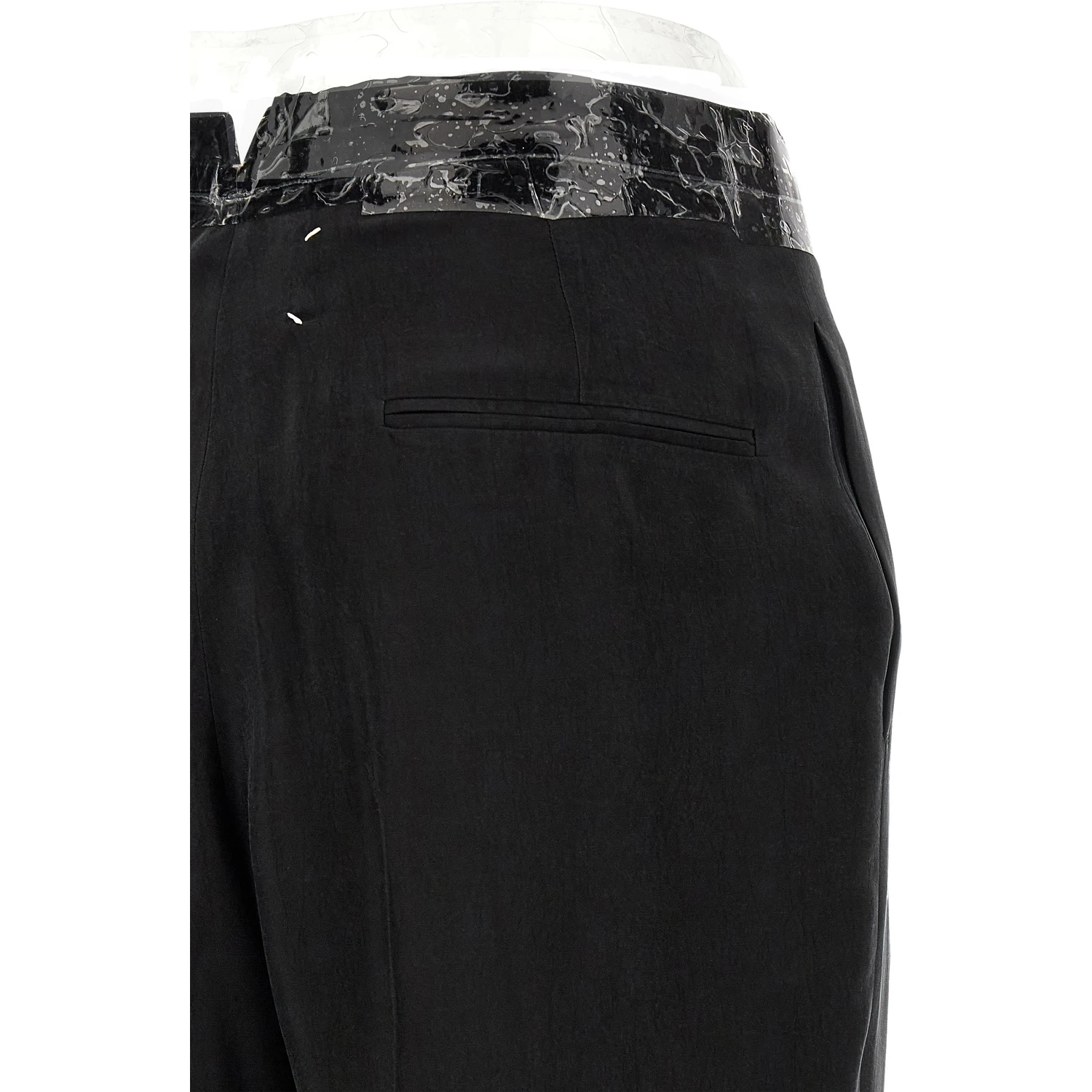 Black Copper Casual Pants