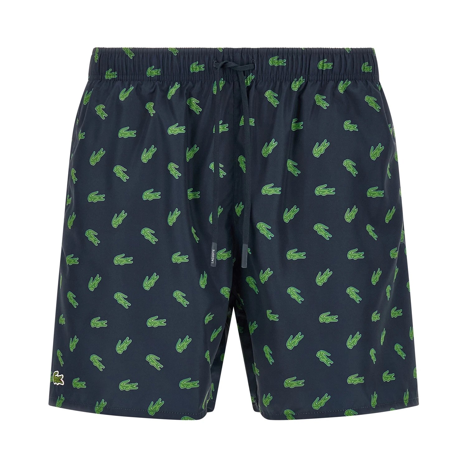 Blue Polyester Swim Shorts