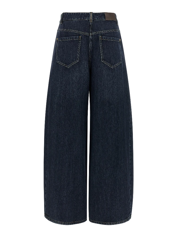 Blue Cotton Jeans Denim alternative
