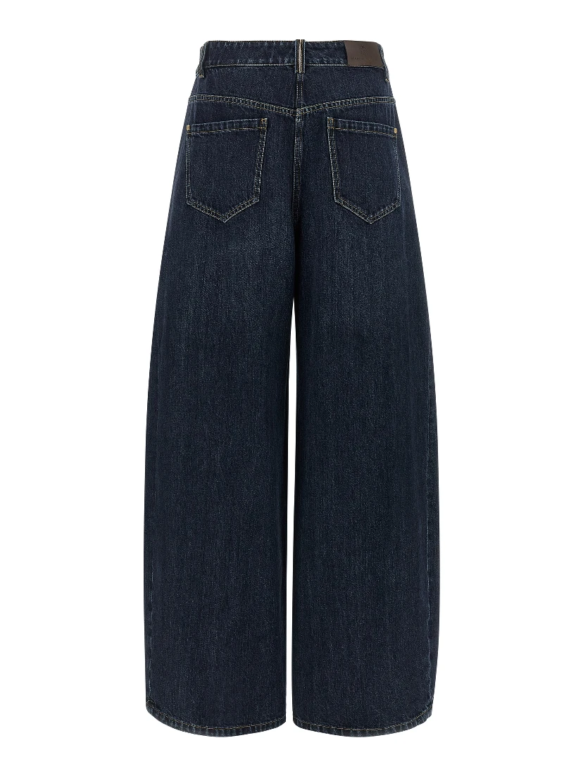 Blue Cotton Jeans Denim