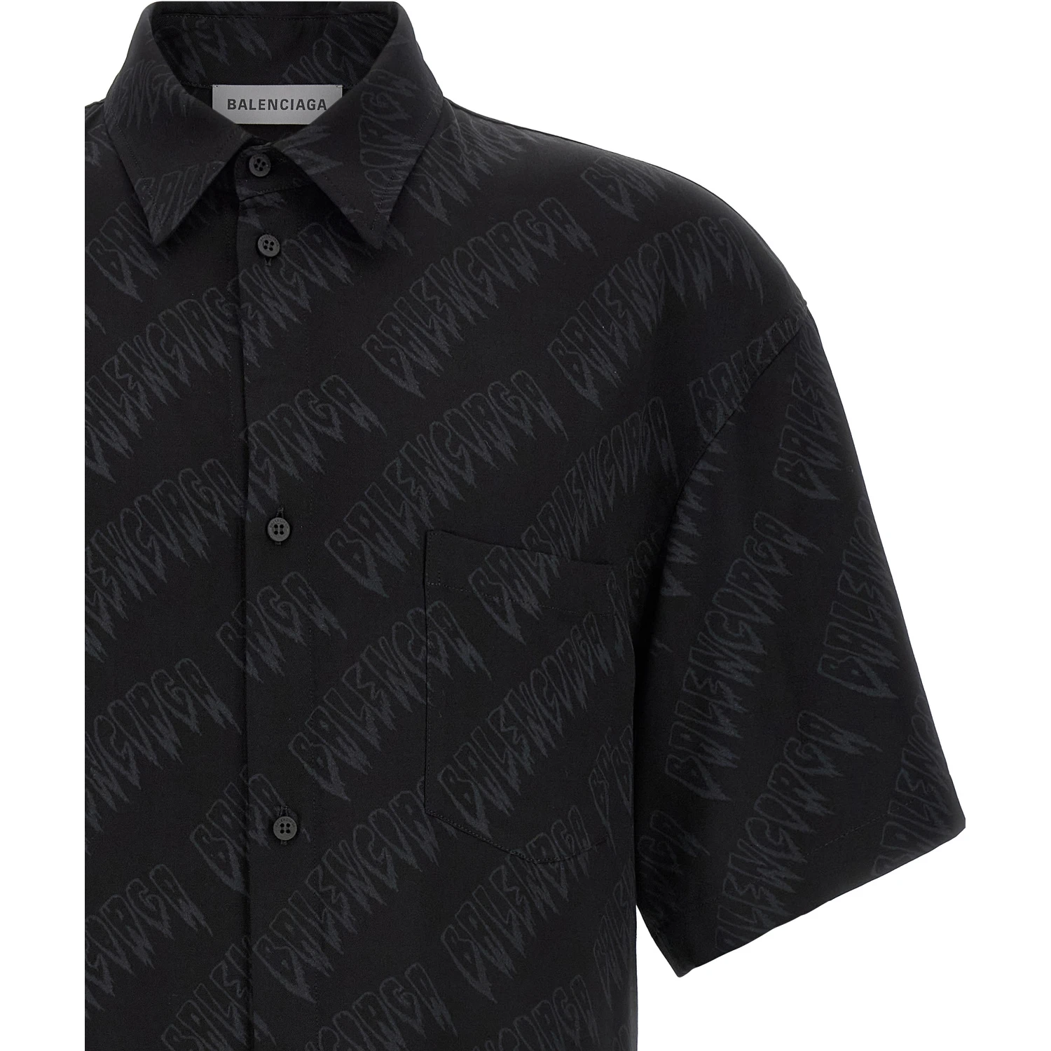 Black Viscose Blouse