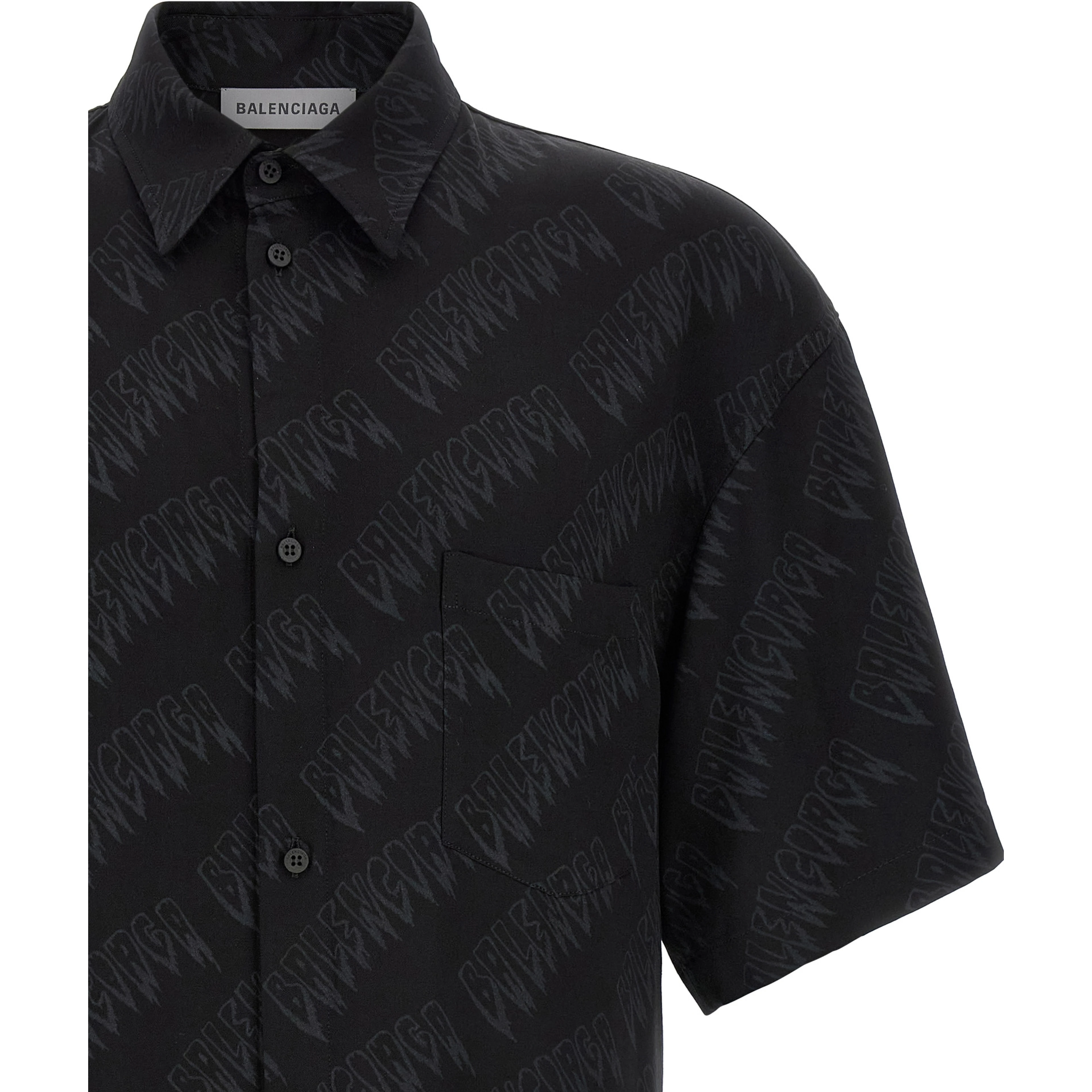 Black Viscose Blouse