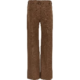 Brown Cotton Jeans Denim