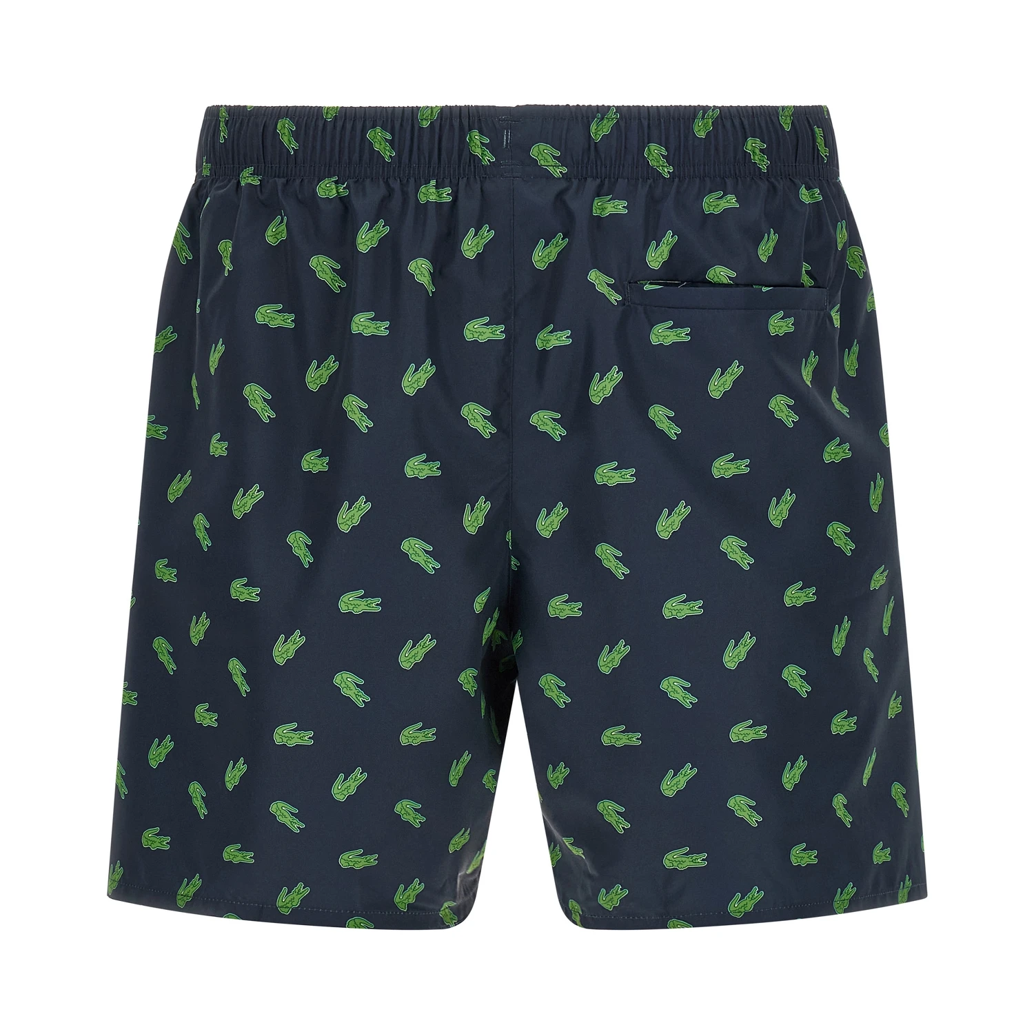 Blue Polyester Swim Shorts