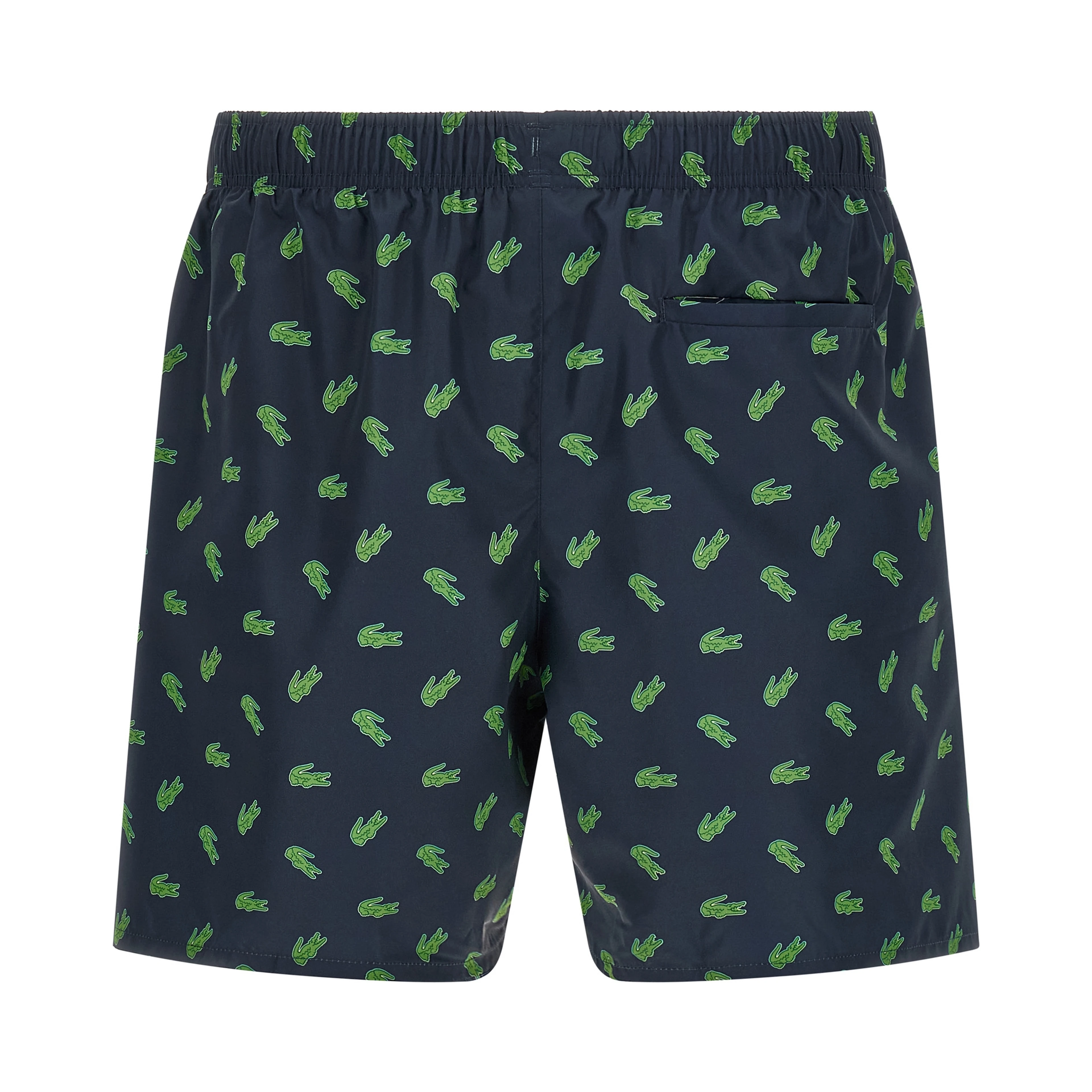 Blue Polyester Swim Shorts