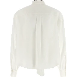 White Silk Blouse