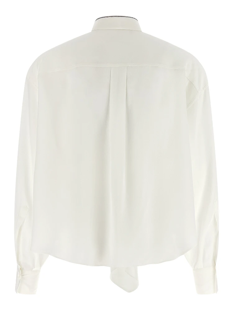 White Silk Blouse alternative