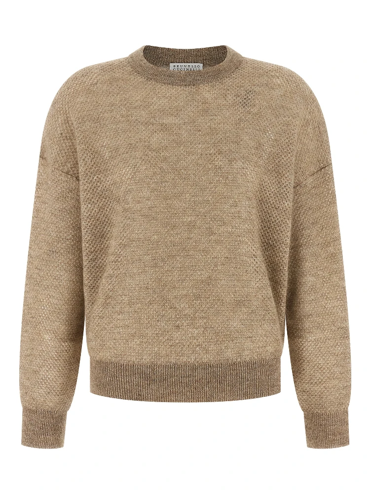 Beige Wool Cardigan