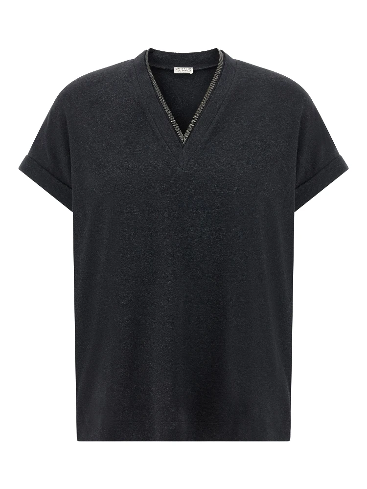 Gray Cotton T-Shirt
