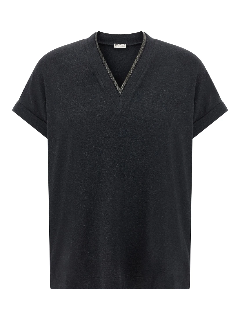Gray Cotton T-Shirt