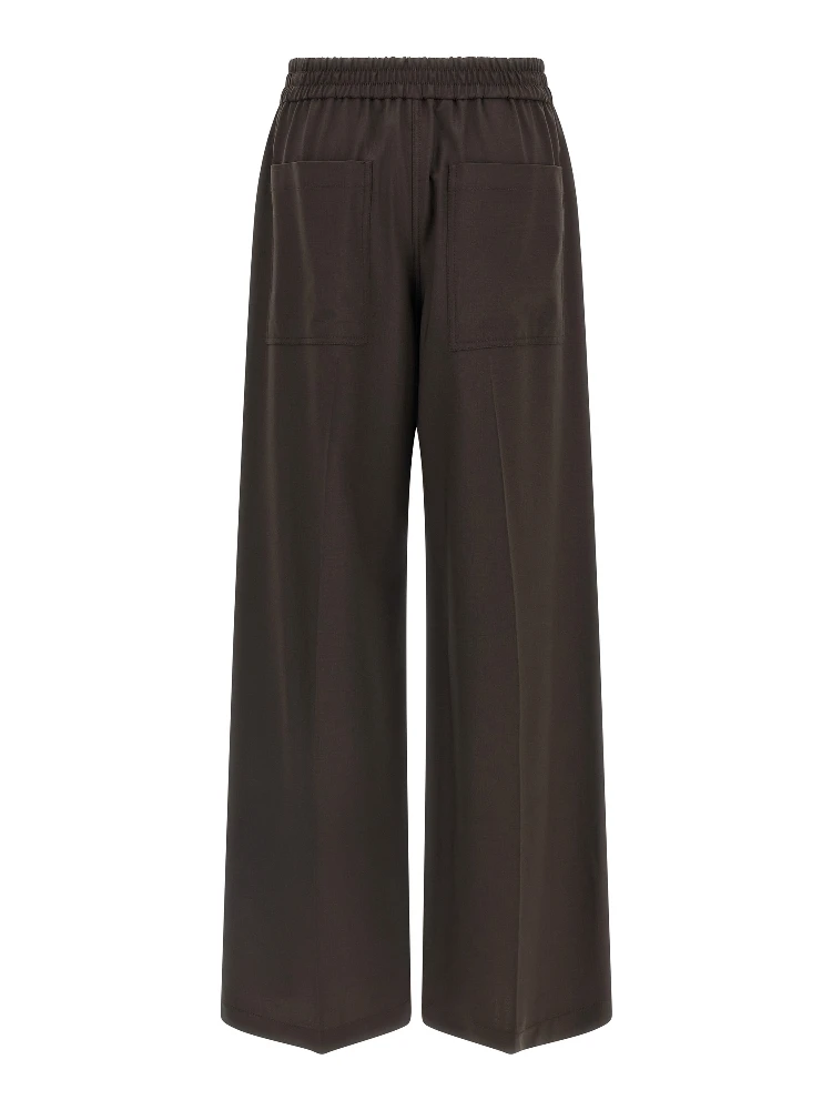 Brown Virgin Wool Casual Pants alternative