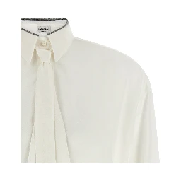 White Silk Blouse
