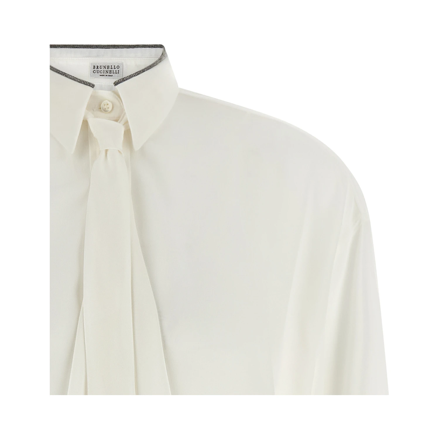 White Silk Blouse