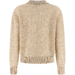 Gold Wool Polo Shirt