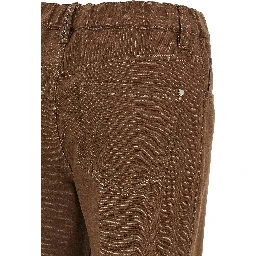 Brown Cotton Jeans Denim