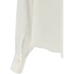 White Silk Blouse