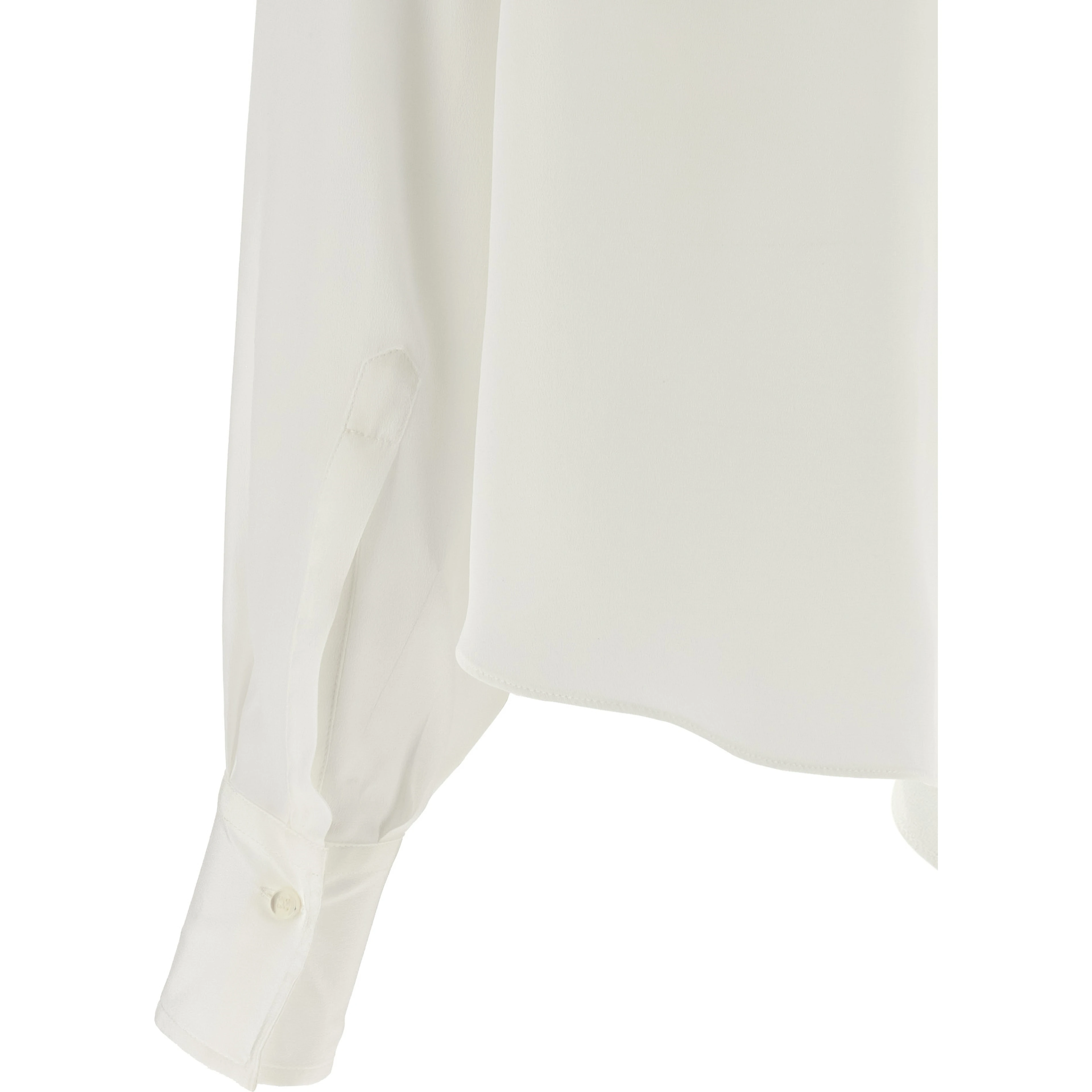 White Silk Blouse