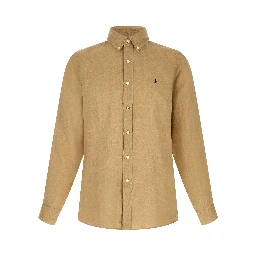 Beige Linen Blouse