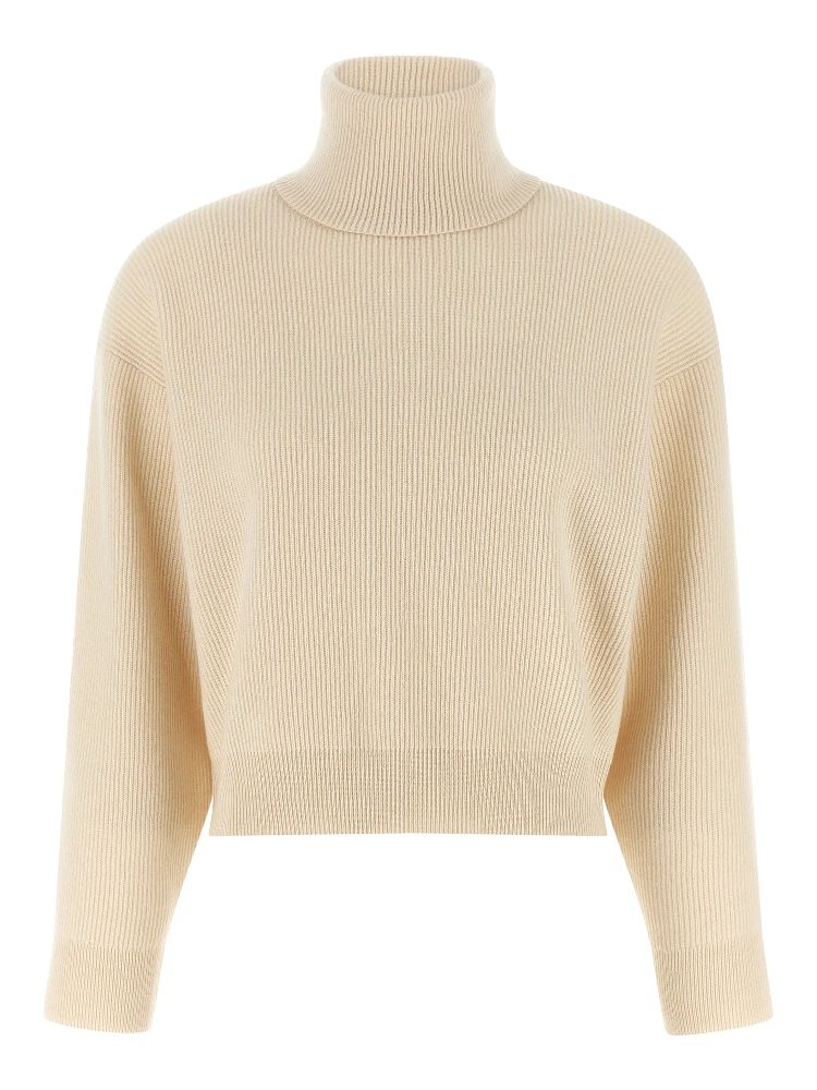White Virgin Wool Cardigan