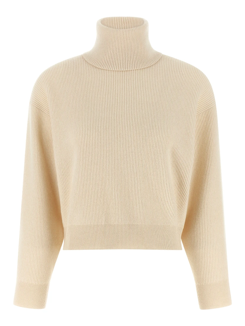 White Virgin Wool Cardigan