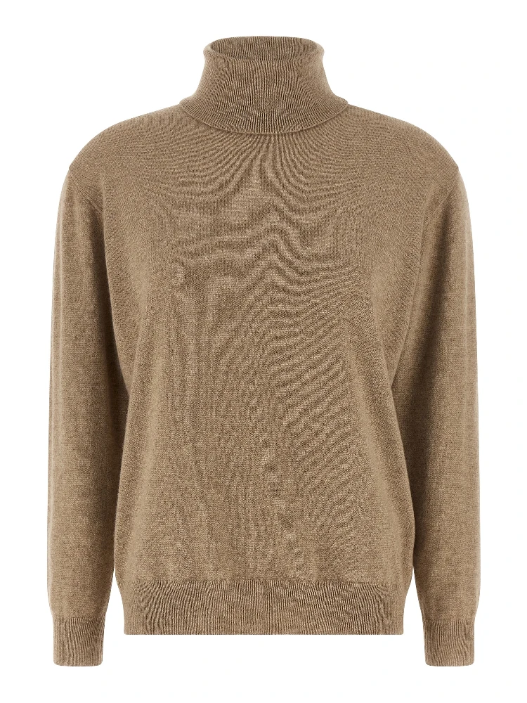 Beige Cashmere Cardigan