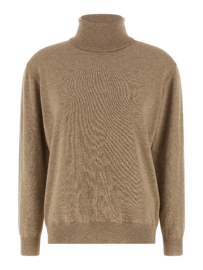Beige Cashmere Cardigan
