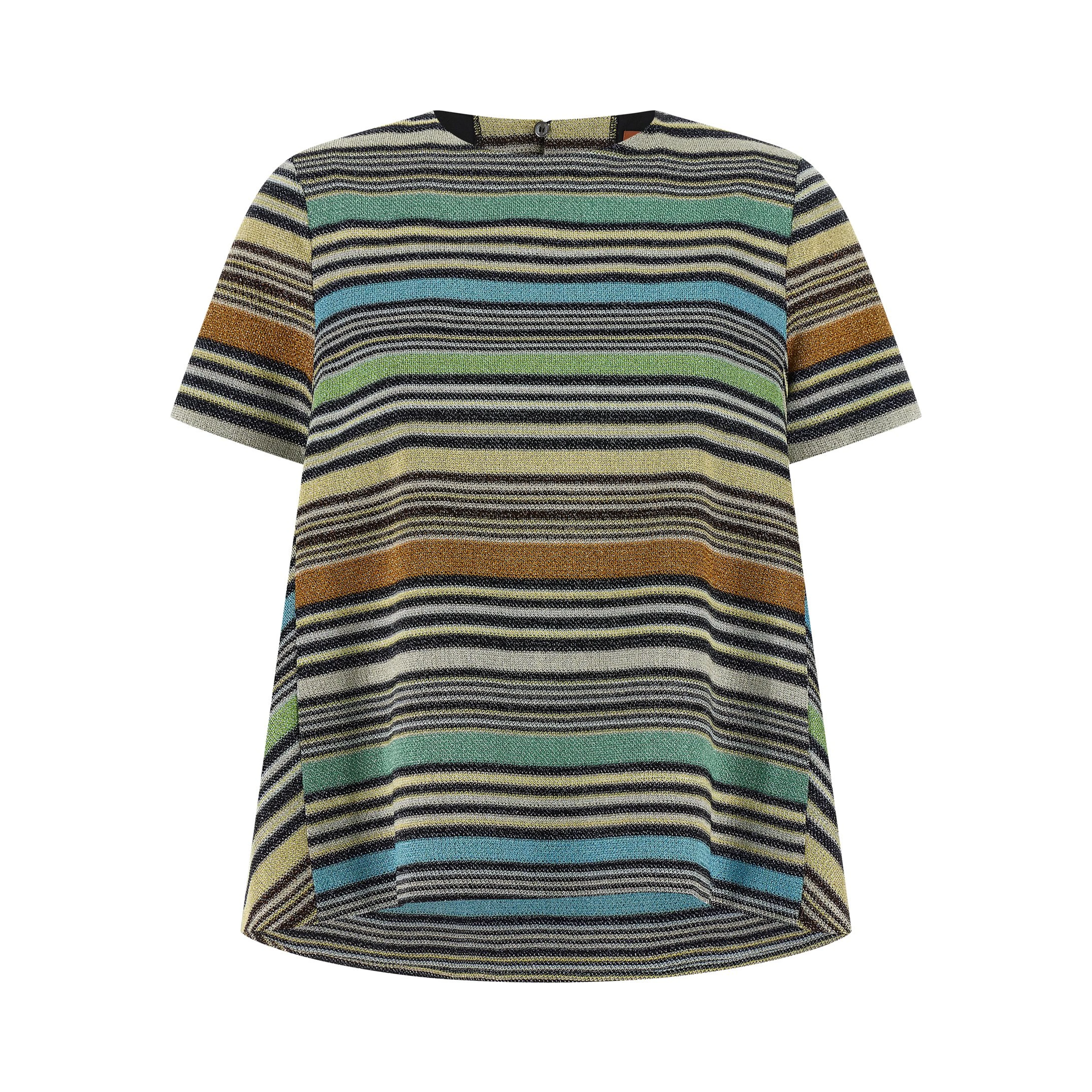 Multicolor Viscose T-Shirt