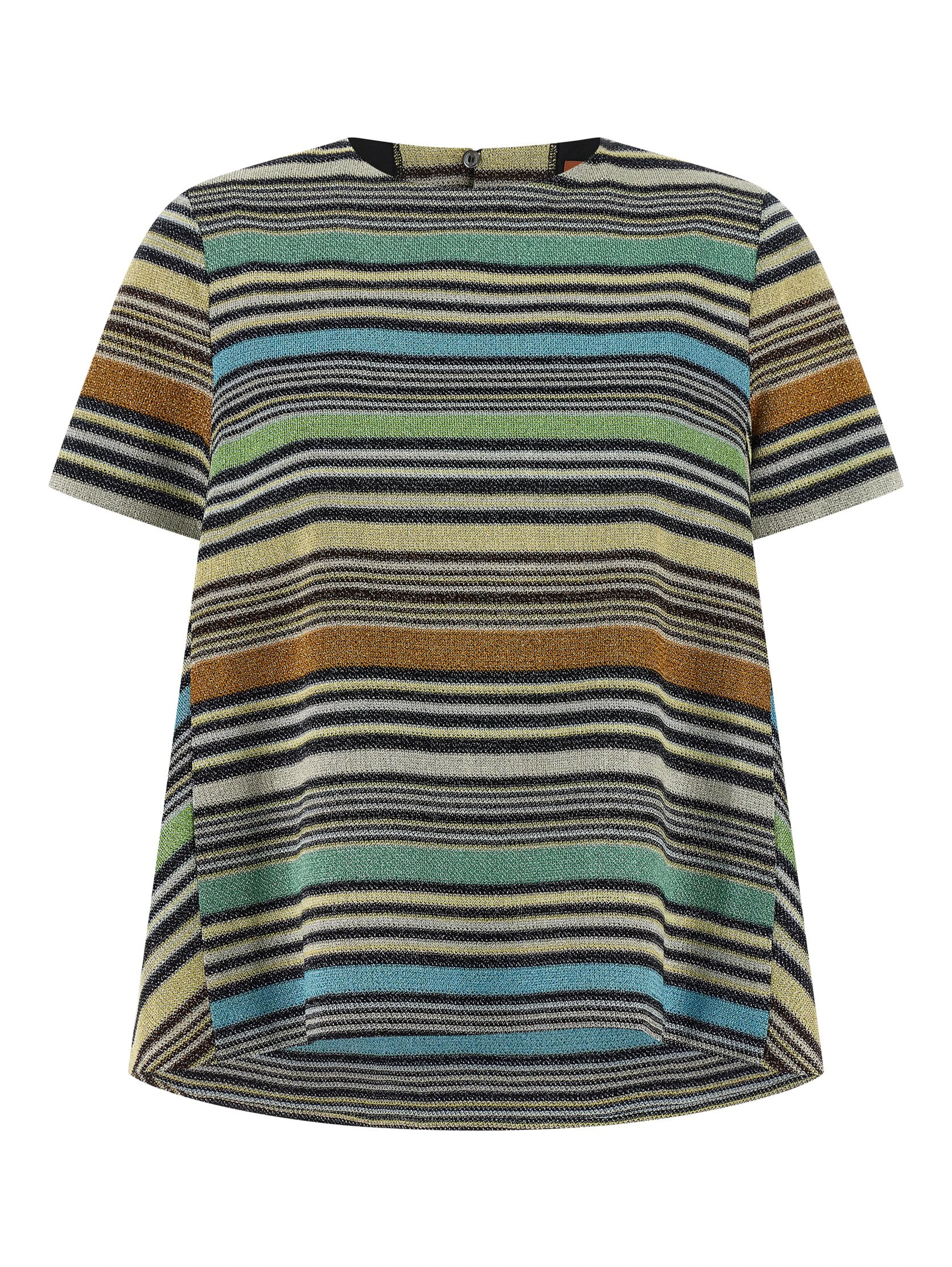 Multicolor Viscose T-Shirt