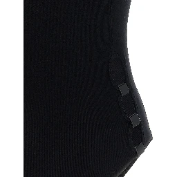 Black Polyamide One-Piece Swimsuit